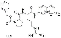 Z-脯氨酰-精氨酸-7-胺基-4-甲基香豆素鹽酸鹽結(jié)構(gòu)式_70375-23-4結(jié)構(gòu)式