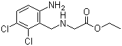 Ethyl N-(2,3-dichloro-6-aminobenzyl)glcycine Structure,70406-92-7Structure