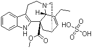 Catharanthine sulfate standard Structure,70674-90-7Structure