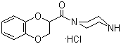 1-(2,3-Dihydro-1,4-benzodioxin-2-ylcarbonyl)piperazine hydrochloride Structure,70918-74-0Structure