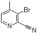 2-Pyridinecarbonitrile, 3-bromo-4-methyl- Structure,717843-45-3Structure