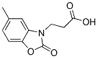 3-[5-Methyl-2-oxo-1,3-benzoxazol-3(2H)-yl]propanoic acid Structure,71977-76-9Structure