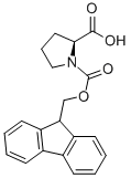 Fmoc-L-脯氨酸結(jié)構(gòu)式_71989-31-6結(jié)構(gòu)式