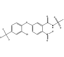 氟磺胺草醚結構式_72178-02-0結構式