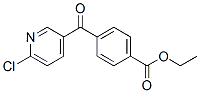 4-(6-Chloropyridine-3-carbonyl)benzoic acid ethyl ester Structure,727409-20-3Structure