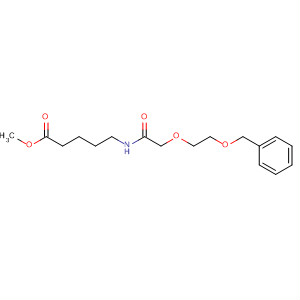 Methyl 5-({[2-(benzyloxy)ethoxy]acetyl}amino)pentanoate Structure,727736-40-5Structure