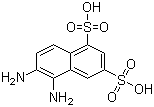 5,6-Diaminonaphthalene-1,3-disulphonic acid Structure,73692-57-6Structure