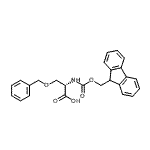 FMOC-SER(BZL)-OH結構式_73724-46-6結構式