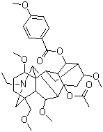 麗江烏頭堿結(jié)構(gòu)式_73870-35-6結(jié)構(gòu)式