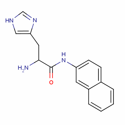 L-組氨酸-萘酰胺結(jié)構(gòu)式_7424-15-9結(jié)構(gòu)式