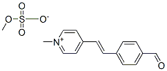 N-methyl-4-(p-formylstyryl)pyridinium methylsulfate Structure,74401-04-0Structure