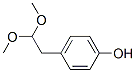 4-(2,2-Dimethoxy-ethyl)-phenol Structure,74447-40-8Structure