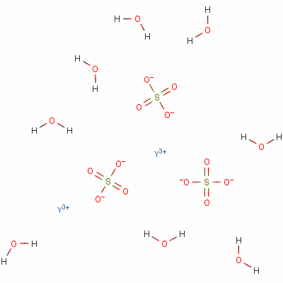 硫酸釔結(jié)構(gòu)式_7446-33-5結(jié)構(gòu)式