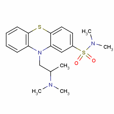 二甲替嗪結(jié)構(gòu)式_7456-24-8結(jié)構(gòu)式