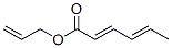 Allyl 2,4-hexadienoate Structure,7493-75-6Structure