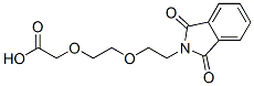 Acetic acid, 2-[2-[2-(1,3-dihydro-1,3-dioxo-2H-isoindol-2-yl)ethoxy]ethoxy]- Structure,75001-09-1Structure