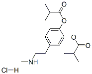 4-[2-(Methylamino)ethyl]-1,2-phenylene isobutyrate hydrochloride Structure,75011-65-3Structure