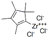 Pentamethylcyclopentadienyl zirconium trichloride Structure,75181-07-6Structure