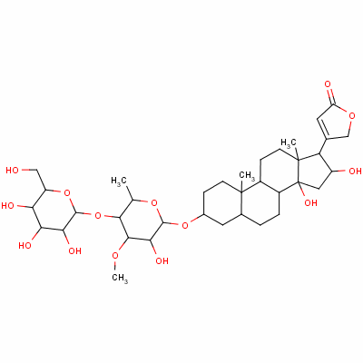 洋地黃苷結(jié)構(gòu)式_752-61-4結(jié)構(gòu)式