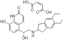 馬來(lái)酸茚達(dá)特羅結(jié)構(gòu)式_753498-25-8結(jié)構(gòu)式