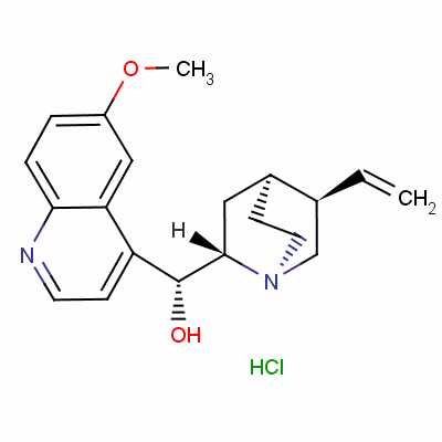 奎寧鹽酸鹽結(jié)構(gòu)式_7549-43-1結(jié)構(gòu)式