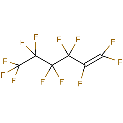 全氟己烯-1結(jié)構(gòu)式_755-25-9結(jié)構(gòu)式