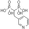 [2-(3-Pyridinyl)ethylidene-1,1]bis(phosphonic acid) Structure,75755-10-1Structure