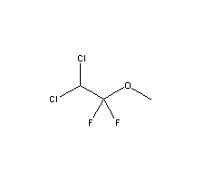 2,2-Dichloro-1,1-difluoroethyl methyl etherStructure,76-38-0Structure 2,2-Dichloro-1,1-difluoroethyl methyl ether Structure,76-38-0Structure