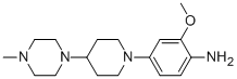 [2-Methoxy-4-[4-(4-methylpiperazin-1-yl)piperidin-1-yl]phenyl]amine Structure,761440-75-9Structure