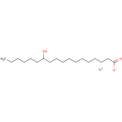 Lithium 12 hydroxy stearate Structure,7620-77-1Structure