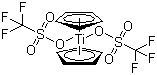 Titanocene bis(trifluoromethanesulfonate) Structure,76262-87-8Structure