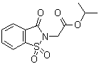 Saccharin n-(2-acetic acid isopropyl ester)(piroxicam impurity f) Structure,76508-37-7Structure