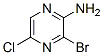 2-Pyrazinamine, 3-bromo-5-chloro- Structure,76537-18-3Structure