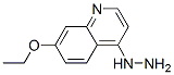 Quinoline, 7-ethoxy-4-hydrazino- (9ci) Structure,767281-68-5Structure