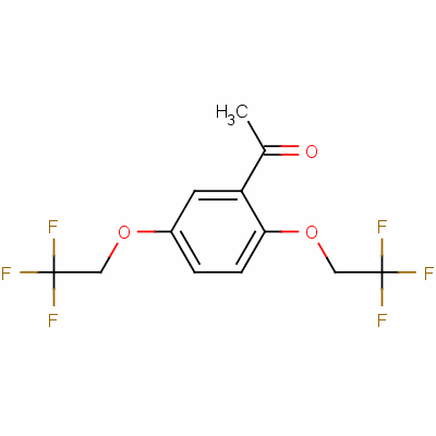 2,5-Bis(2,2,2-trifluoroethoxy)acetophenone Structure,76784-40-2Structure