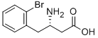 Benzenebutanoic acid, β-amino-2-bromo-, (βS)- Structure,769112-34-7Structure