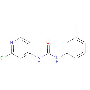 n-(2-氯-4-吡啶)-n-(3-氟苯基)-脲結(jié)構(gòu)式_76963-44-5結(jié)構(gòu)式