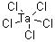 Tantalum(Ⅴ) chloride Structure,7721-01-9Structure