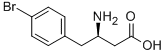 Benzenebutanoic acid, β-amino-4-bromo-, (βR)- Structure,773045-17-3Structure