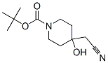 1-Piperidinecarboxylic acid, 4-(cyanomethyl)-4-hydroxy-, 1,1-dimethylethyl ester Structure,774609-73-3Structure