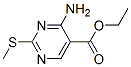 Ethyl 4-amino-2-(methylthio)pyrimidine-5-carboxylate Structure,776-53-4Structure