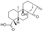 Ent-9-Hydroxy-15-oxo-16-kauren-19-oic acid Structure,77658-39-0Structure