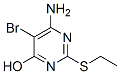 6-Amino-5-bromo-2-(ethylthio)pyrimidin-4-ol Structure,77708-90-8Structure