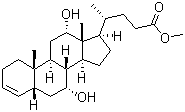 (5Beta,7alpha,12alpha)-7,12-dihydroxychol-3-en-24-oic acid methyl ester Structure,77731-11-4Structure