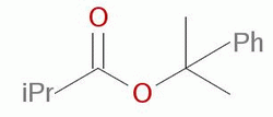 1-Methyl-1-phenylethyl isobutyrate Structure,7774-60-9Structure