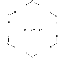 Strontium bromide hexahydrate Structure,7789-53-9Structure