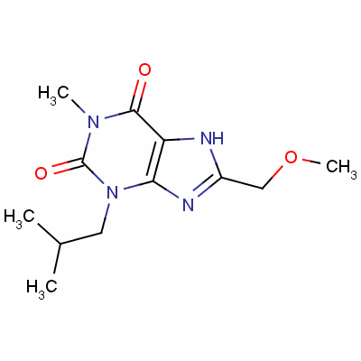 8-Methoxymethyl-isobutyryl-1-methylxanthine Structure,78033-08-6Structure