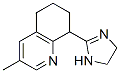 (9CI)-8-(4,5-二氫-1H-咪唑-2-基)-5,6,7,8-四氫-3-甲基喹啉結(jié)構(gòu)式_782394-95-0結(jié)構(gòu)式