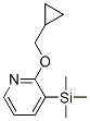 2-Cyclopropylmethoxy-3-trimethylsilanyl-pyridine Structure,782479-90-7Structure