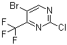 5-Bromo-2-chloro-4-(trifluoromethyl)pyrimidine Structure,785777-92-6Structure